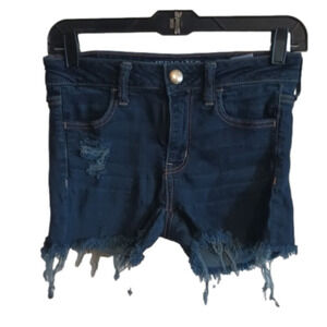 AMERICAN Eagle cutoff jegging jeans.Super freyed. Size 4. Good used condition.